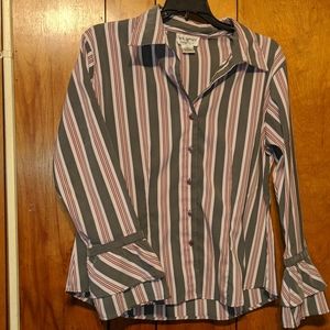 Indulgence Stretch Striped Button Down